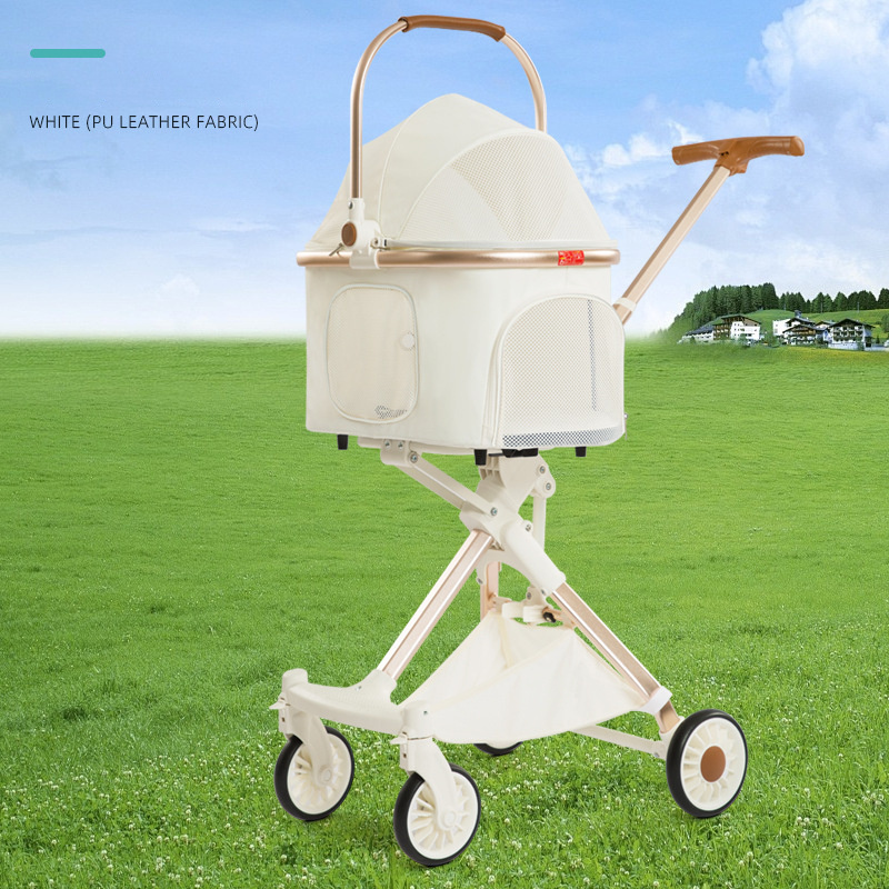 Hot Selling Large 4 Wheels Jogging Detachable Cat Pet Dog Stroller