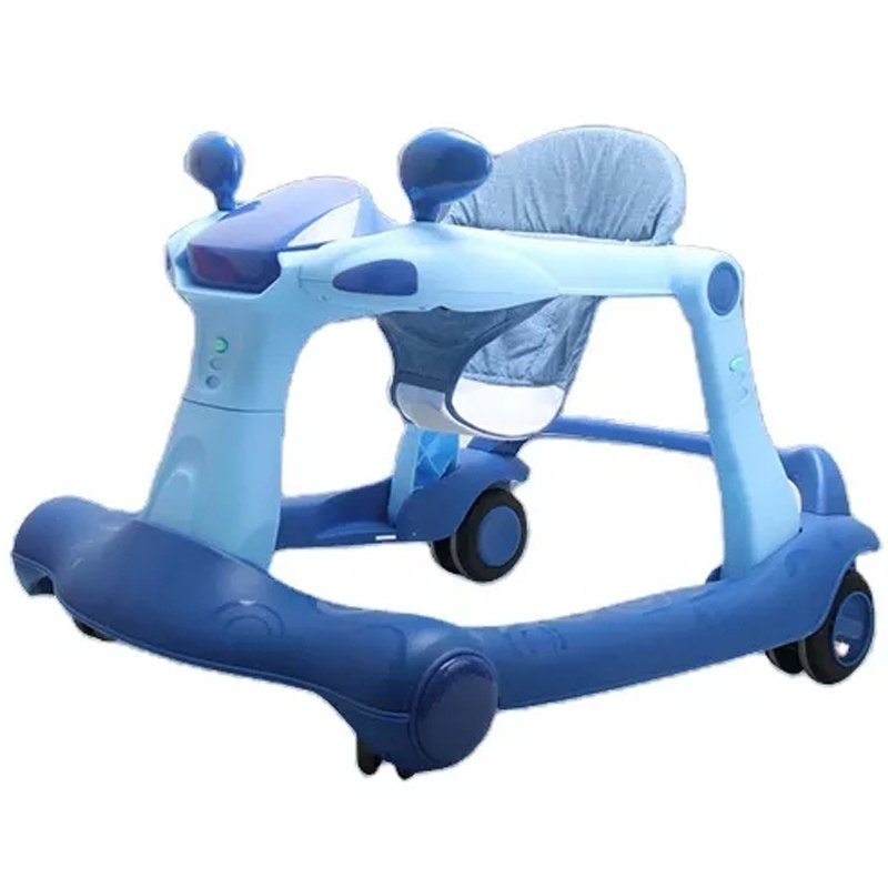 Pusher 3 in 1 Baby Walker Ride on Car Music Toy Toddler Round Activity Assistant Unique Baby Walker