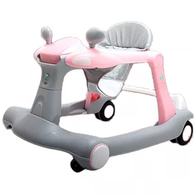 Pusher 3 in 1 Baby Walker Ride on Car Music Toy Toddler Round Activity Assistant Unique Baby Walker