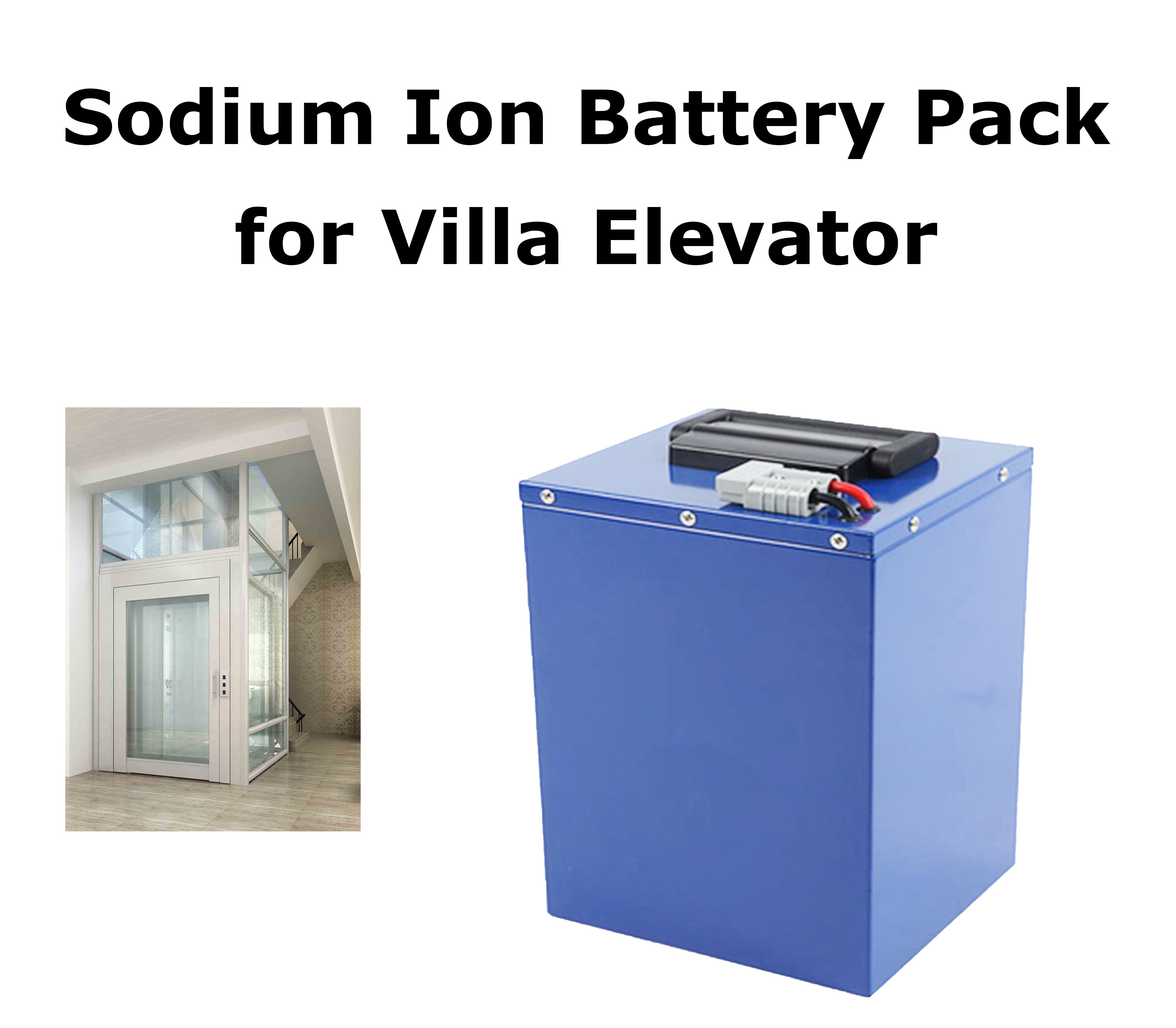 Factory direct sales waterproof with built-in BMS 43.4v 60ah villa elevator sodium battery pack SIB Pack