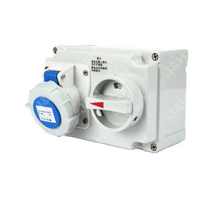 IEC/CEE Industrial IP67 Socket interlocked switches and socket interlocking switch