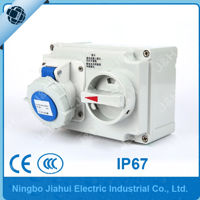 IEC/CEE Industrial IP67 Socket customized interlocked socket interlocking switches