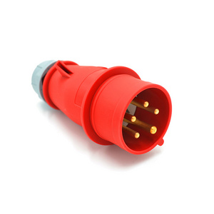 IEC60309 32A 4-Pin 400V IP44 Cable Connector Coupler Caravan Industrial  plug and socket 230V  32a 3pin