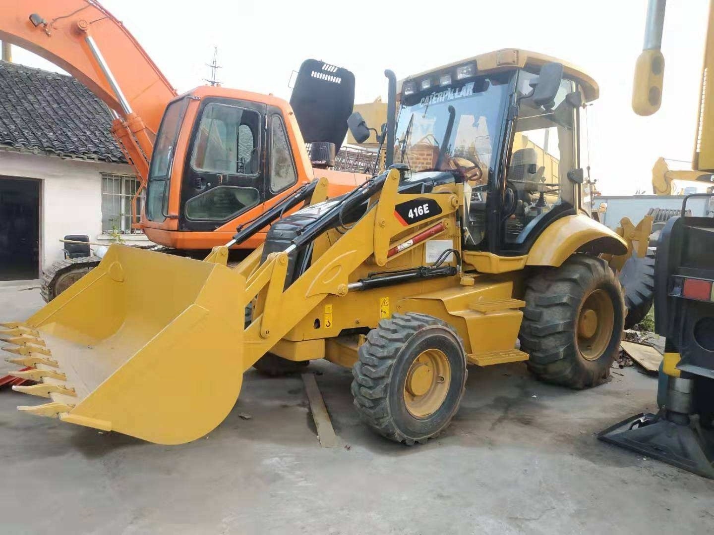 Original condition cat backhoe loader 416e Used cat backhoe loader 420 430 416 original Japan made mini backhoe loaders