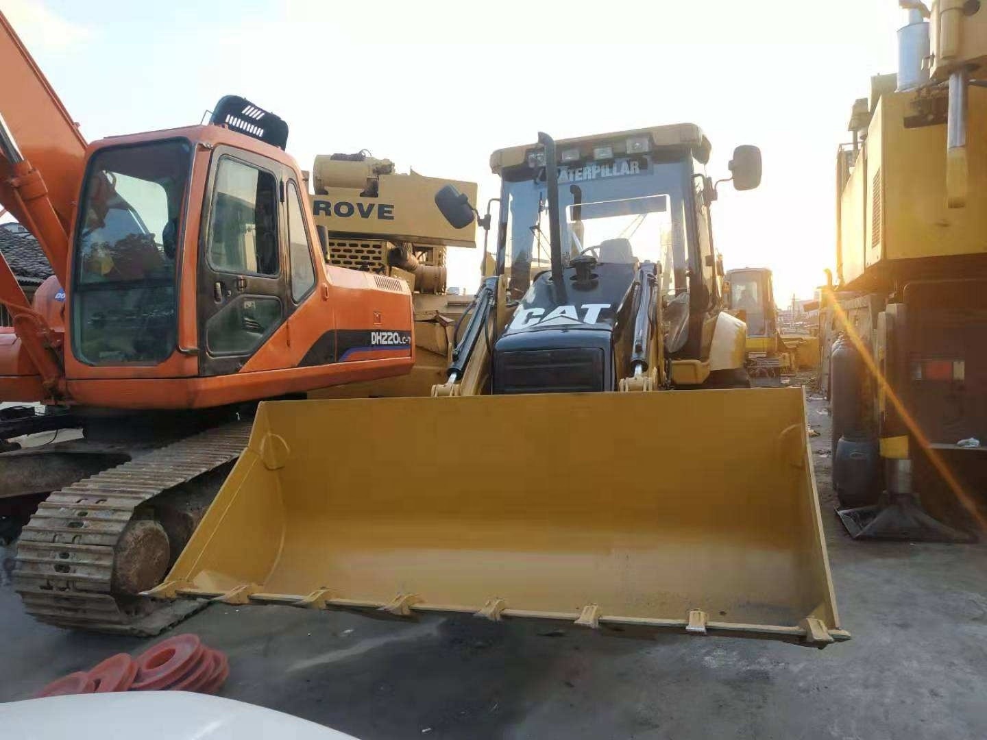 Original condition cat backhoe loader 416e Used cat backhoe loader 420 430 416 original Japan made mini backhoe loaders