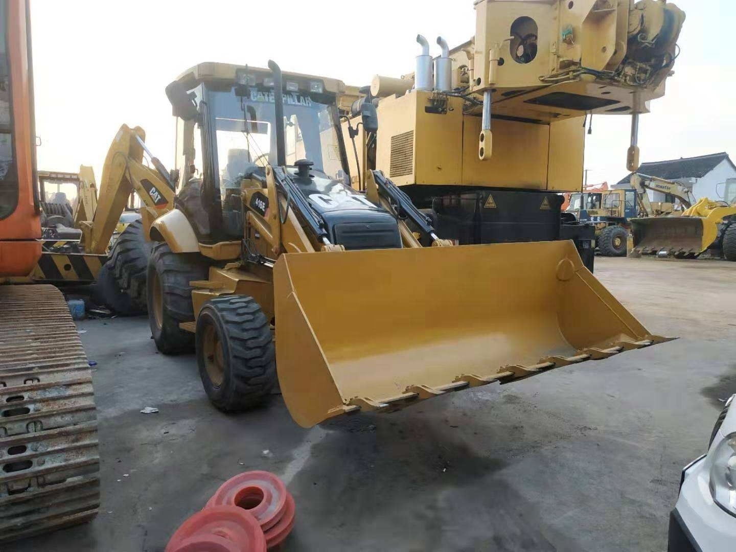 Original condition cat backhoe loader 416e Used cat backhoe loader 420 430 416 original Japan made mini backhoe loaders