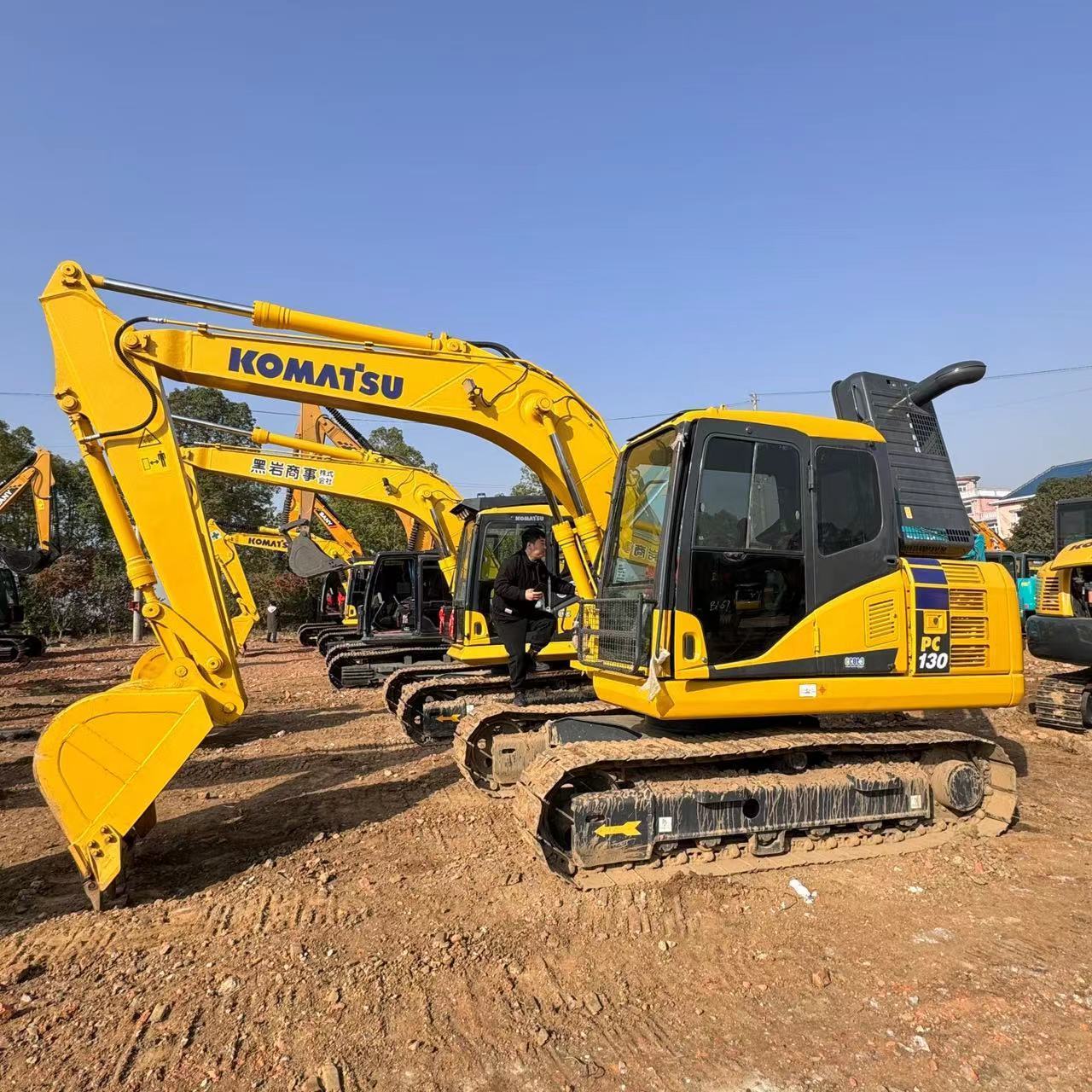 Factory Low Price Hot Sale High Quality Hydraulic Used Excavator PC130 For 12 TON Sale Komatsu