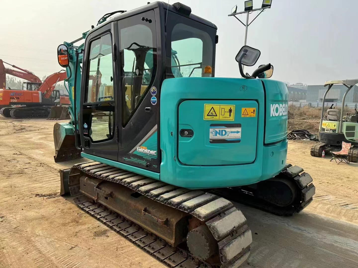 7 tons of high-quality idle KOBELCO SK75SR second-hand excavator at low price for sale