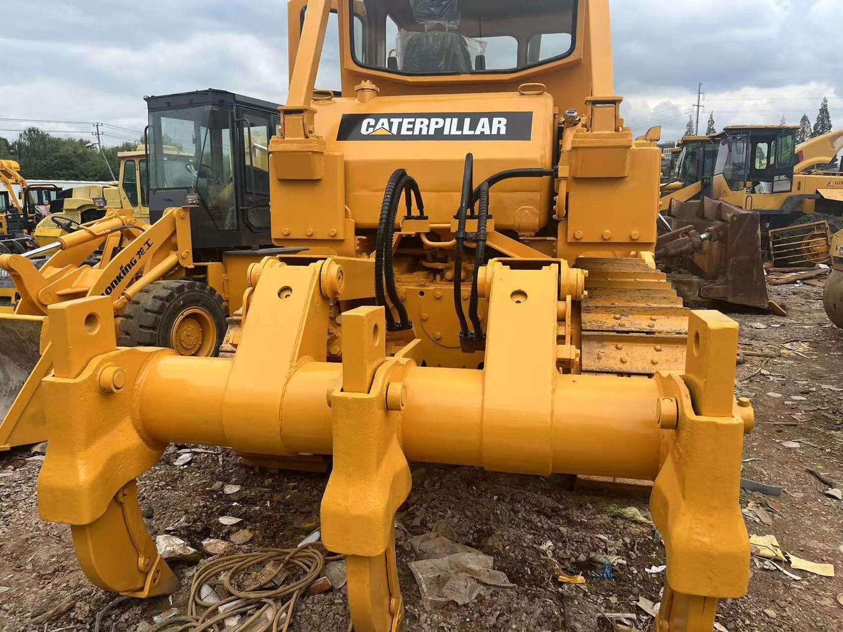 Used CAT bulldozer D7G with big winch for sale Second hand caterpillar dozer d7 in good condition