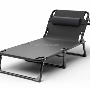 Hot sales Profession popular outdoor folding camp lounge chair bed Portable single recliner adjustable In stock