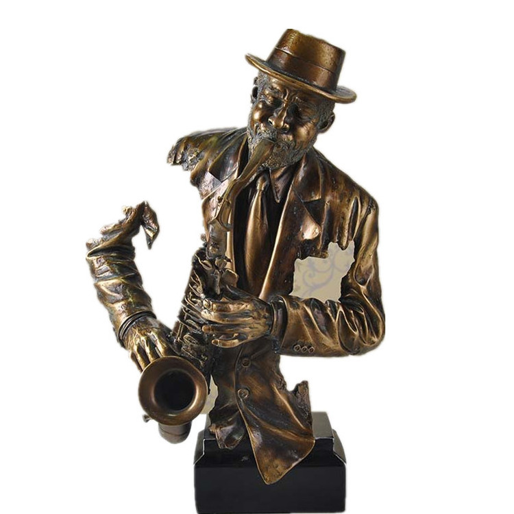 Custom your own Musician Figure Resin Custom Playing Guitar Figurine Metal Musician Sculpture