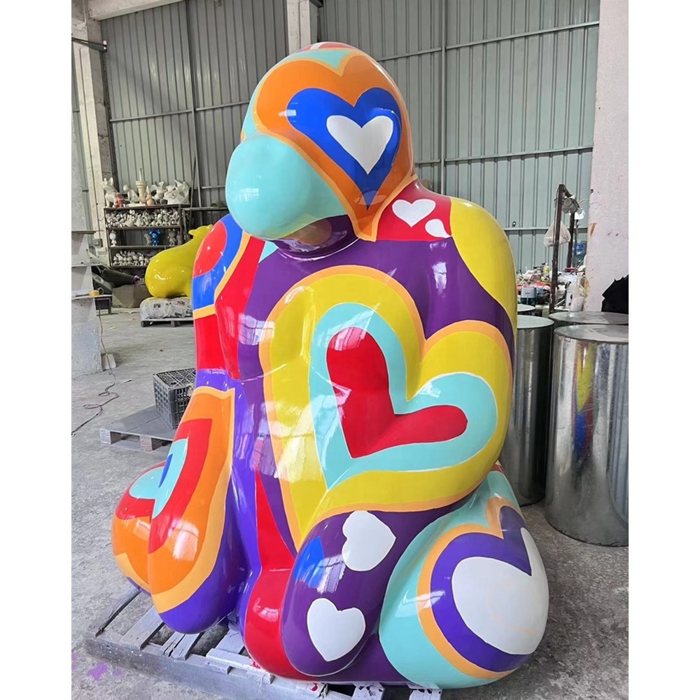 Home Decoration Modern Abstract Sculpture Painted Production Large Life Size Human Sculpture For Sale