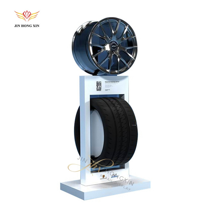 free standing retail store hot bike car auto wheels rim rack alloy wheel display stands