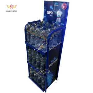 beer stand drink holder mineral water rack liquor wine bottle glorifier beverage metal display