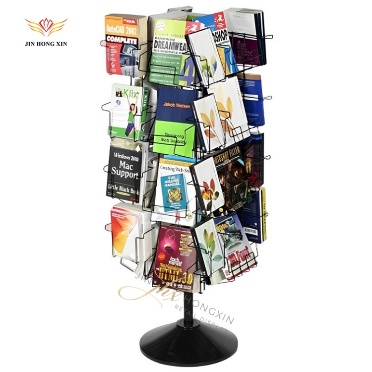 best price retail table top design metal counter display rack for greeting and gift cards