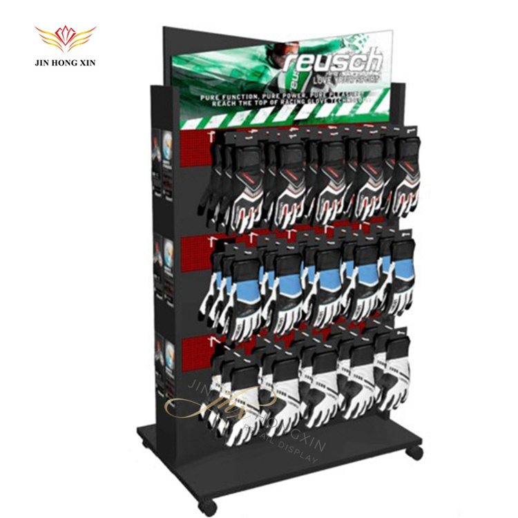 top quality metal stand for and glove baseball bat gloves display rack