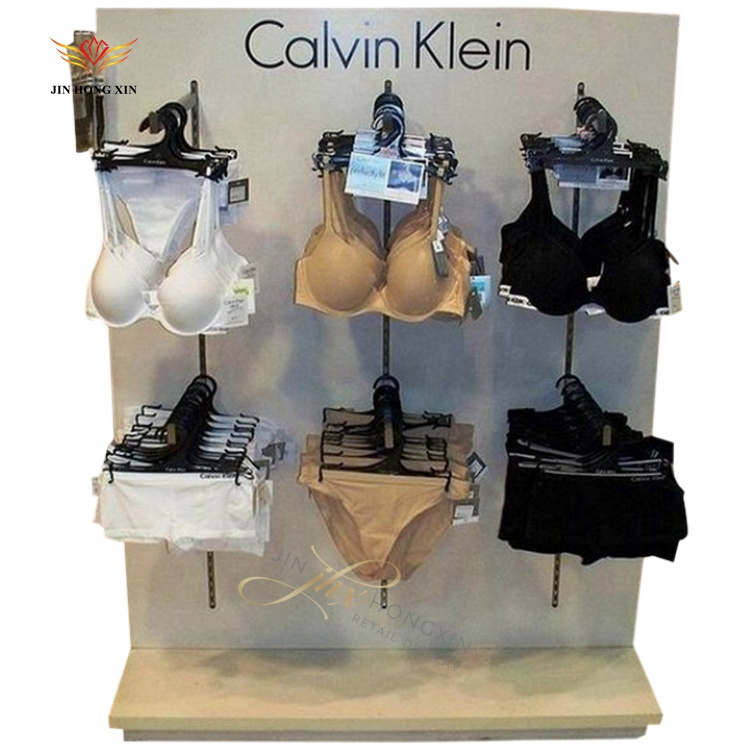 assist our clients in creating top quality retail store design hanging underwear and lingerie bra jean clothes display rack