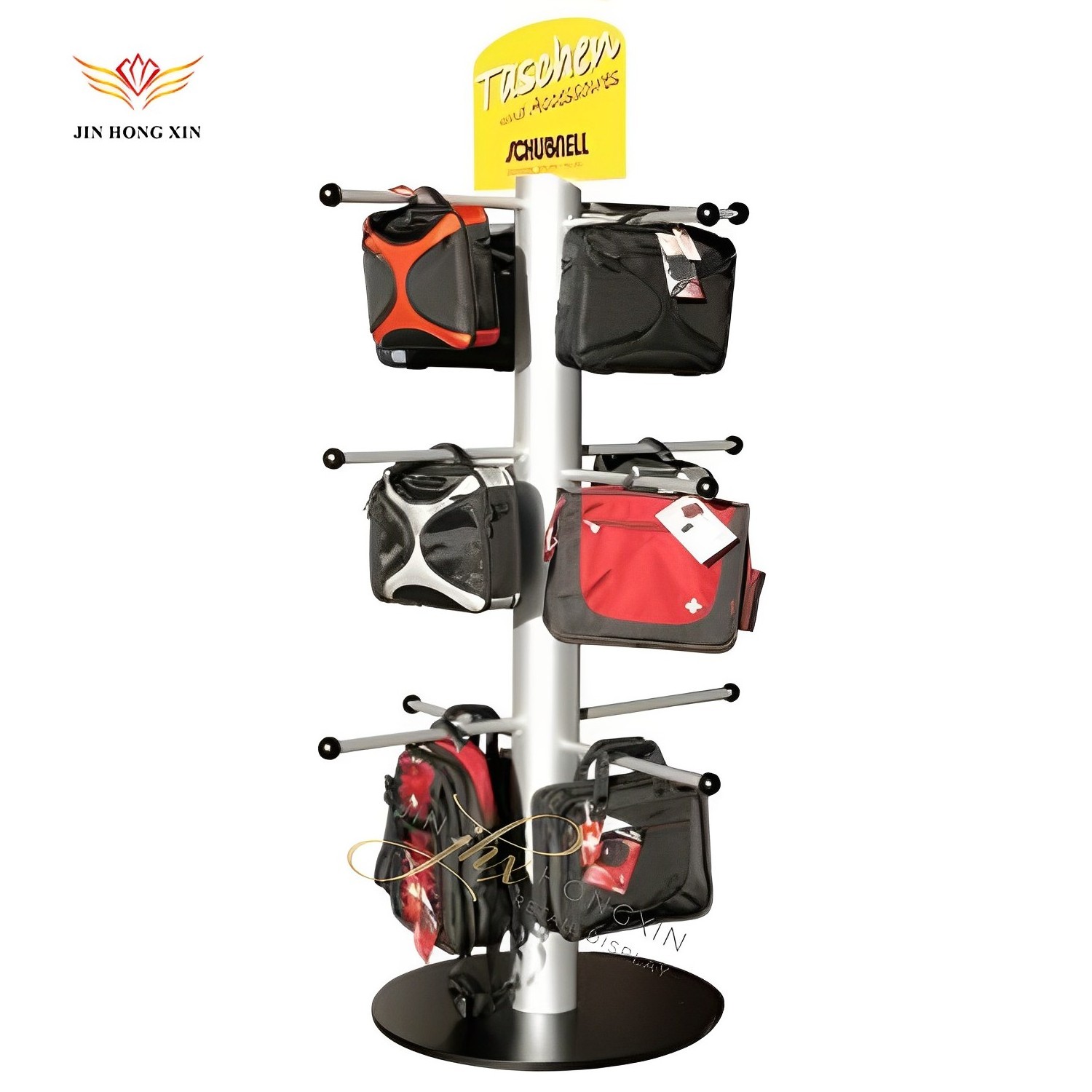 Customized Backpack Rack / Floor Bag Display Stand /Backpack Metal Holder