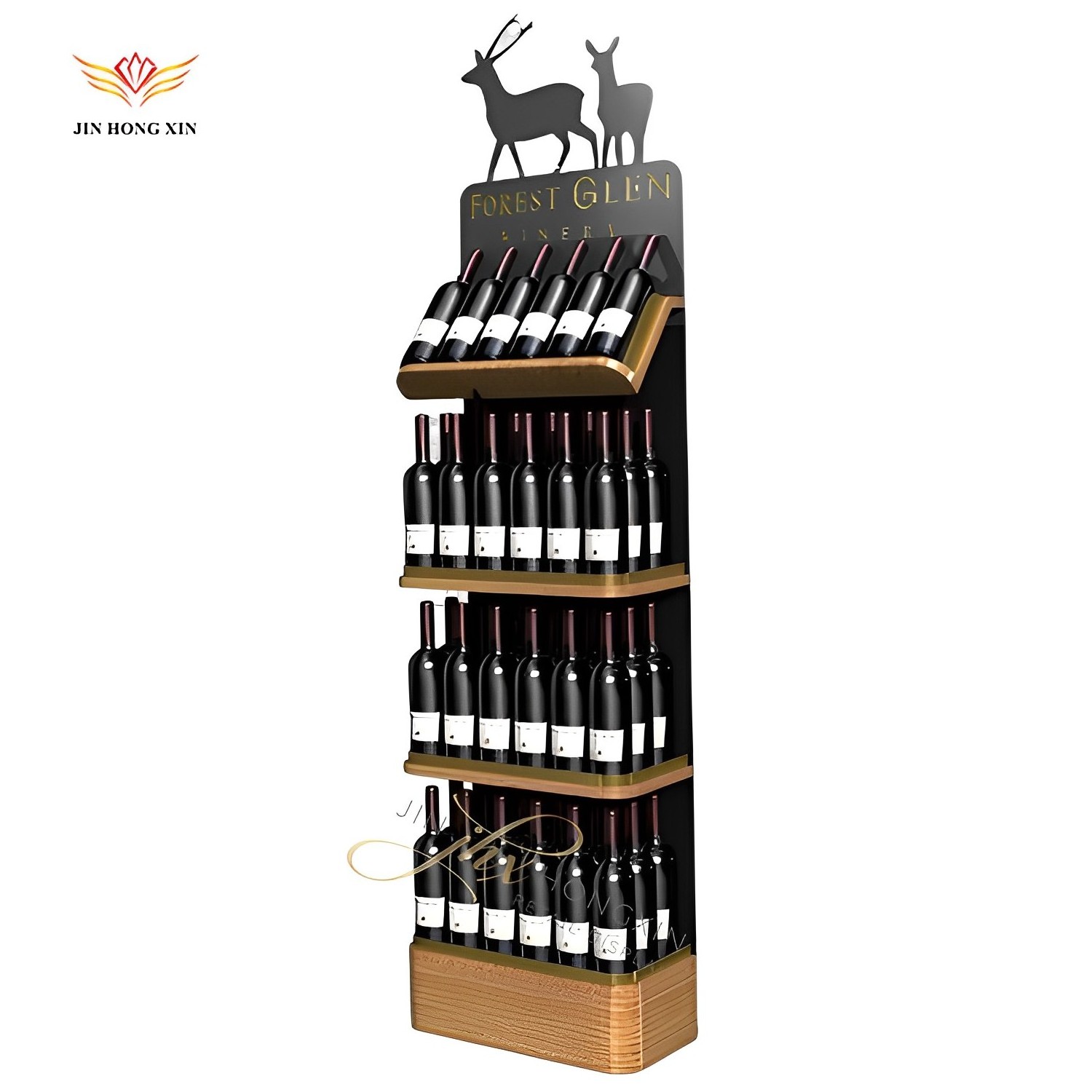 wholesale movable metal racks steel free standing floor glass under cabinet bar cart with wine rack