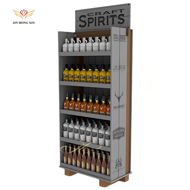 wholesale movable metal racks steel free standing floor glass under cabinet bar cart with wine rack