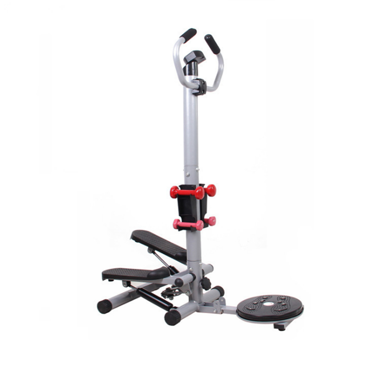 Folding and twisting waist tray fitness equipment multi-functional dual swing hydraulic stepper