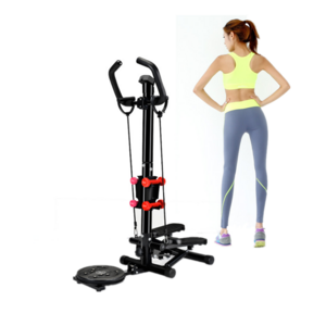 Folding and twisting waist tray fitness equipment multi-functional dual swing hydraulic stepper