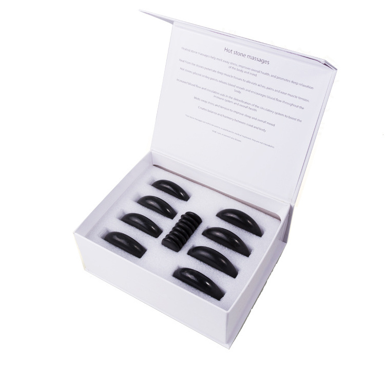 Black Basalt Energy Hot Stone Sets New Product Best Selling SPA Natural Smooth Energy Massage Stone