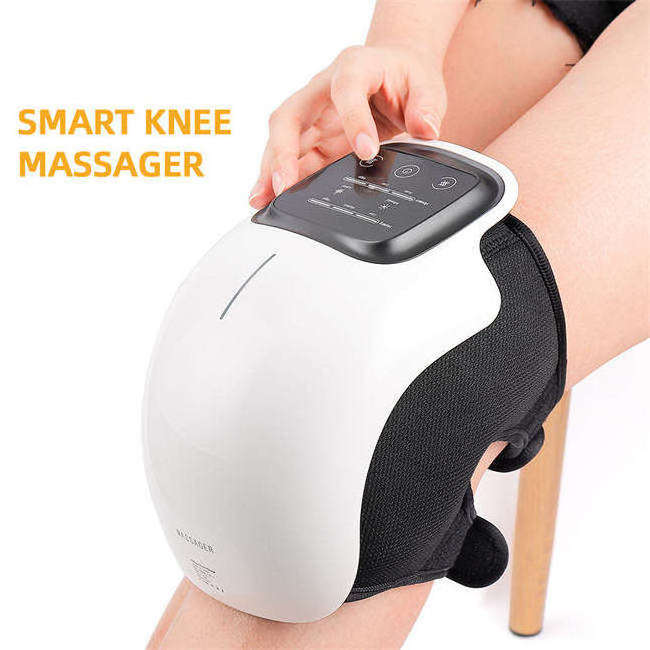 New Arrival Smart Electric Infrared Air Pressure Compression Leg Massager Vibration Heating Laser Knee Massager For Pain Relief