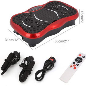 Exercise Machine Slim Whole Body Vibration Platform With Rope Remote Control Button 1-999 Level