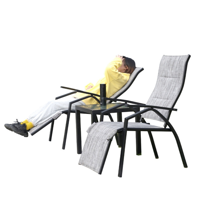 Hot sales outdoor foldable furniture sofa garden dining table and chair set modern patio bar chairs for 2