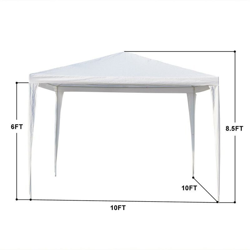 Cheap wholesale portable gazebo outdoor garden metal tent pop up canopy for patio backyard bbq grill wedding with customize LOGO