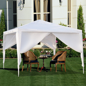 Sale 3x3 White pe Pop up Gazebo canopy waterproof pergola for Outdoor garden patio Bbq grill wedding Metal frame Custom gazebos