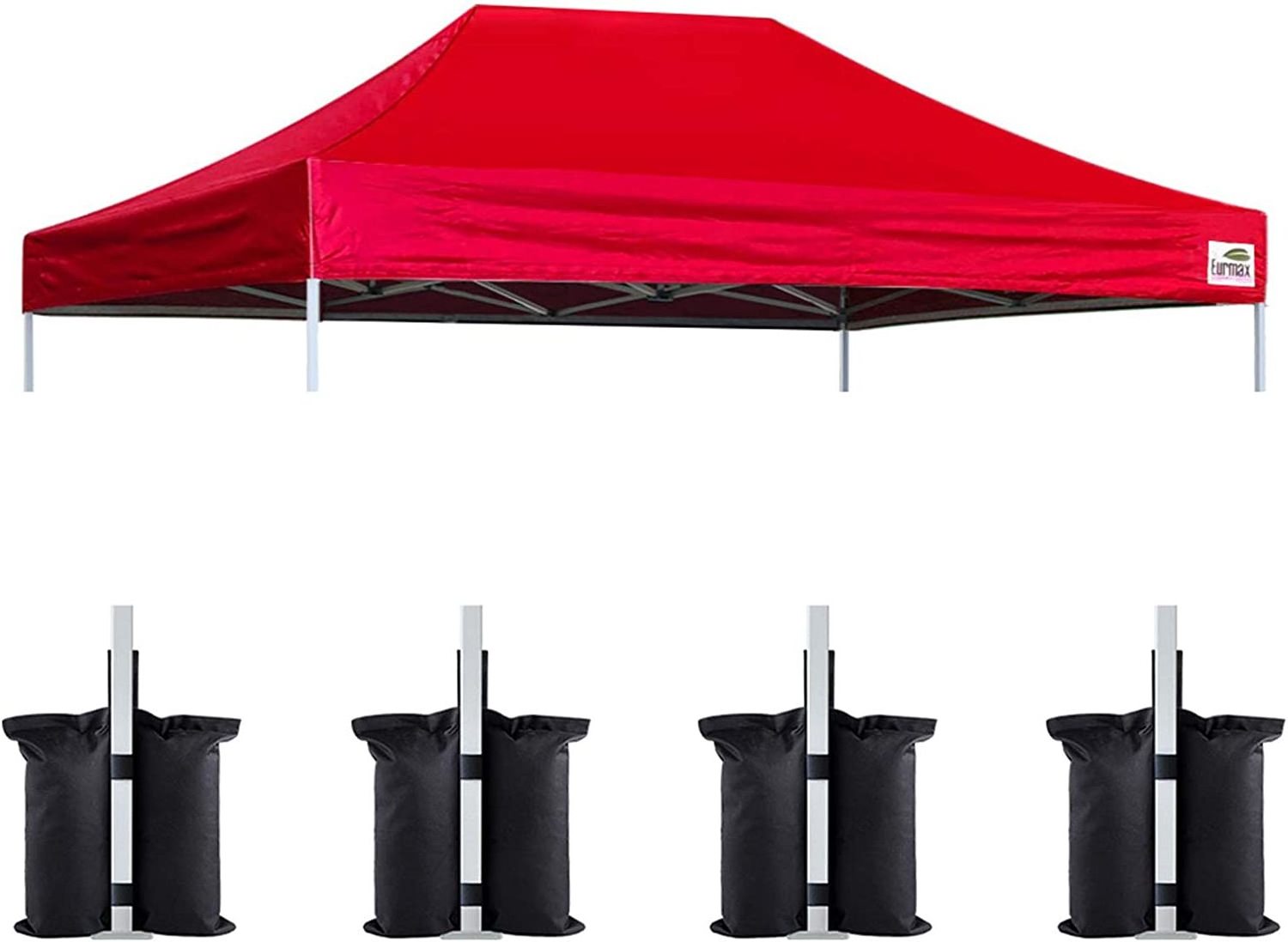 Wholesale Cheap Outdoor Folding Pop Up Gazebo White Black Blue Red With 4 Sandbags Wind Resistant Sun Protection Canopy