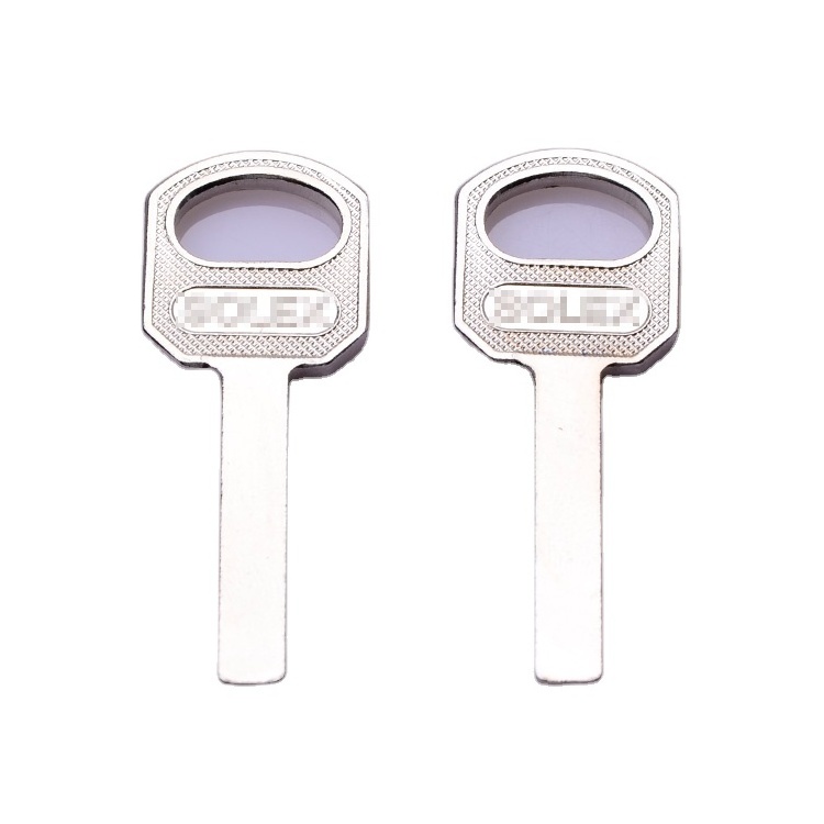 XinWang 52*20*2.7MM Custom Design Brass Blank Copper Solid Color Door Keys