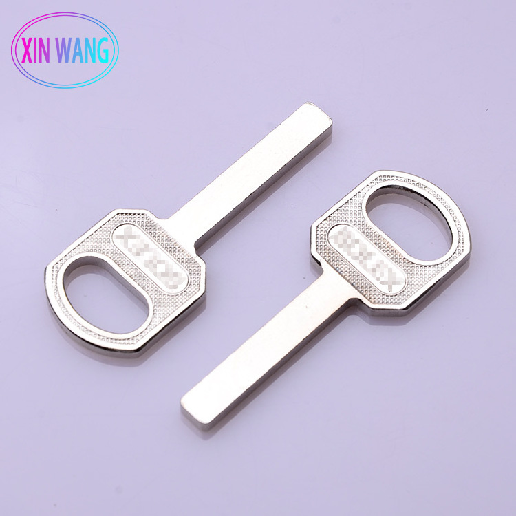 XinWang 52*20*2.7MM Custom Design Brass Blank Copper Solid Color Door Keys