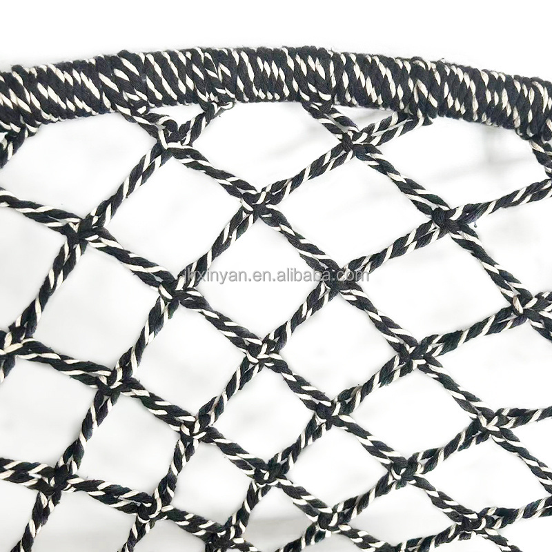 Wholesale Round Hanging Hammock Outdoor Garden Cotton Rope Weave Macrame Fringe Patio Pet Swing Chair