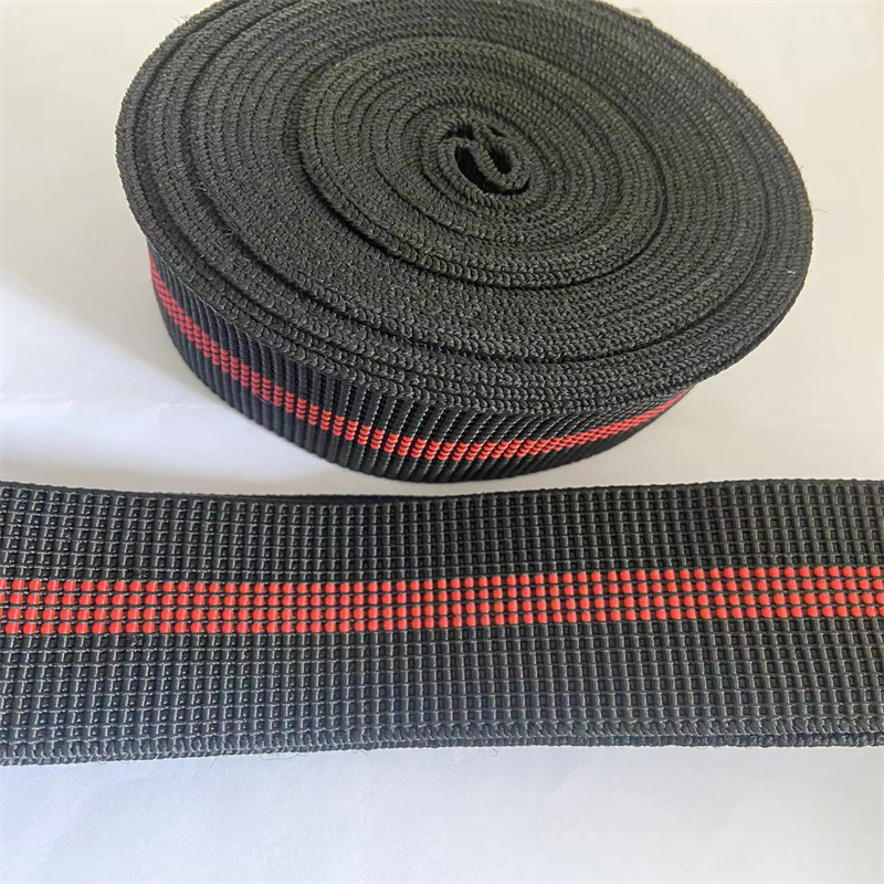 60mm width elastic sofa webbing belt 100% elongation for back of furniture sofa elastic webbing band