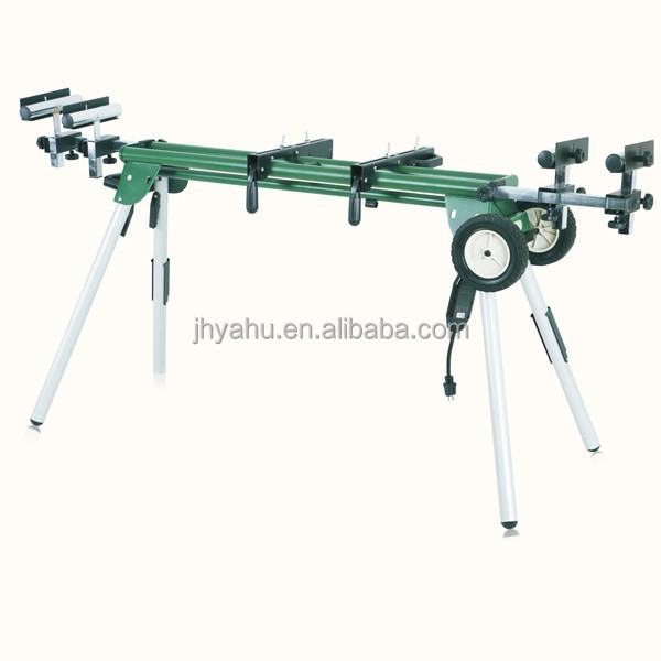 4 Rollers Miter Saw Stand with Extended Arms and Wheels YH-MS036