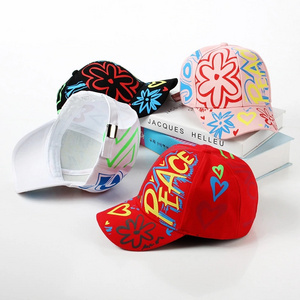 Cheap designer inspired custom gorras de beisbol Graffiti printing baseball cap