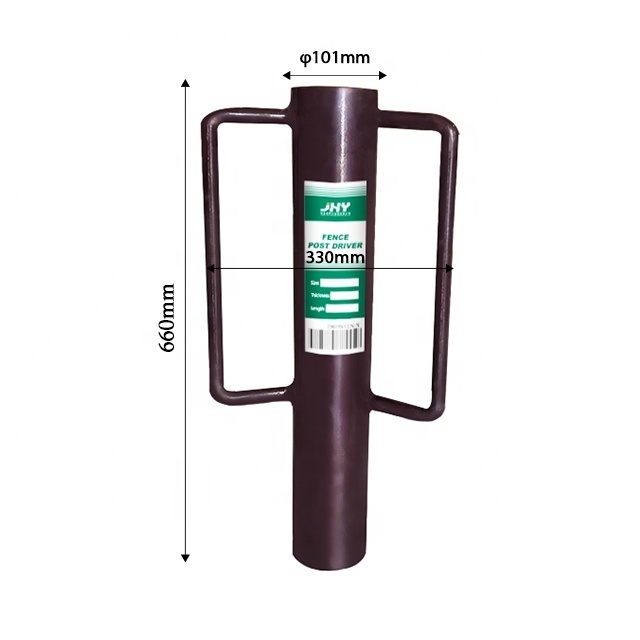 24 Inch Post Driver T Post Ponder Hand Post Hammer With handle and Steel Head For Garden and Farm