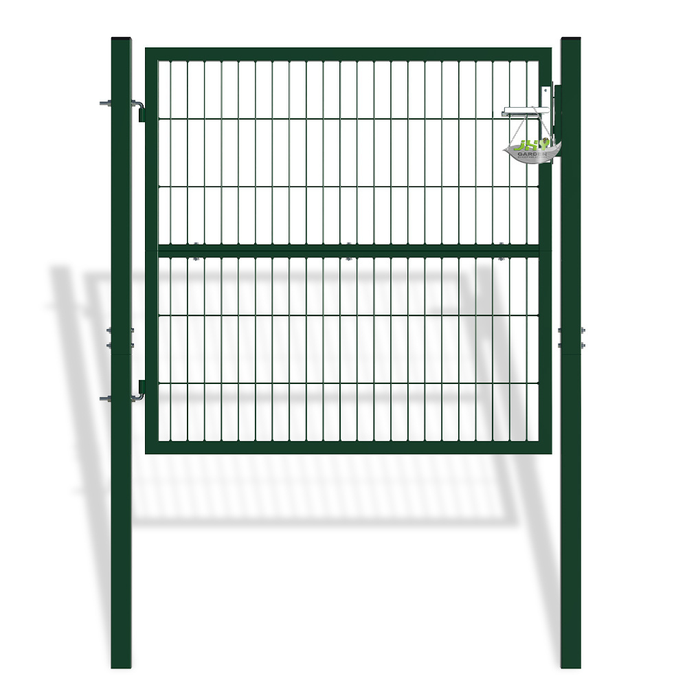 1200x1200mm wrought iron garden gate metal morden fence gate industrial fence and gate with square tube