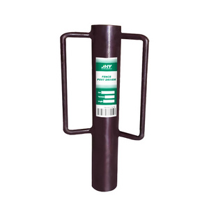 24 Inch Post Driver T Post Ponder Hand Post Hammer With handle and Steel Head For Garden and Farm