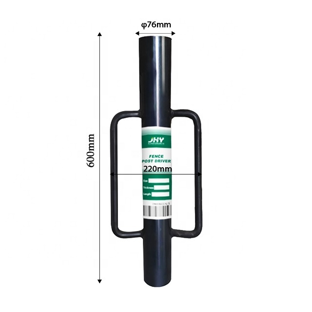 24 Inch Post Driver T Post Ponder Hand Post Hammer With handle and Steel Head For Garden and Farm