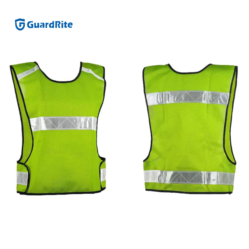 Custom Utility Multi Pocket High Visibility Work Yellow Reflective Safety Vest