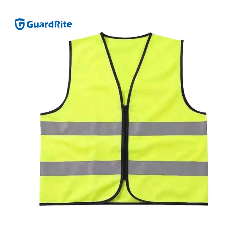 Custom Utility Multi Pocket High Visibility Work Yellow Reflective Safety Vest