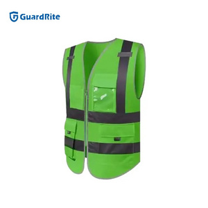 GuardRite Multicolor Printed Polyester First Aid Ems Emergency Security Safety Vest