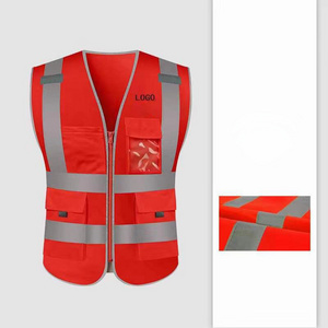 red hi visibility ems medical safety first aid response ambulance paramedics vest