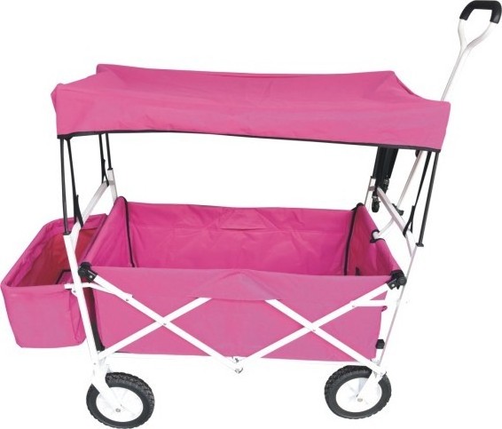 folding trolley cart Outdoor Garden Wagon Foldable Tool Cart ,Beach Wagon Fold for kids