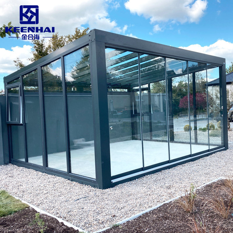 Sunrooms Glass Houses Aluminum Frame Insulated Tempered Glass Sunrooms Glass Houses