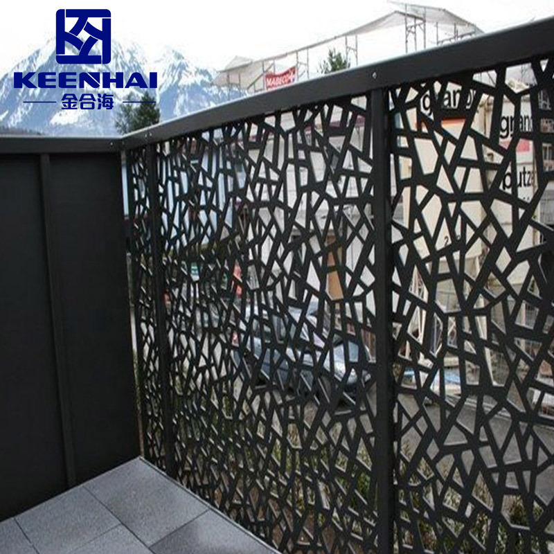 Fancy china stainless steel safety garden laser cut fence  colorbond iron panels for sale material outdoor used pool fencing